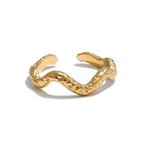 Wave adjustable ring