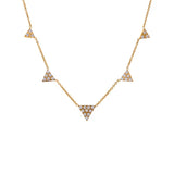 Triangle necklace