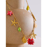 Enamel Summer Necklace