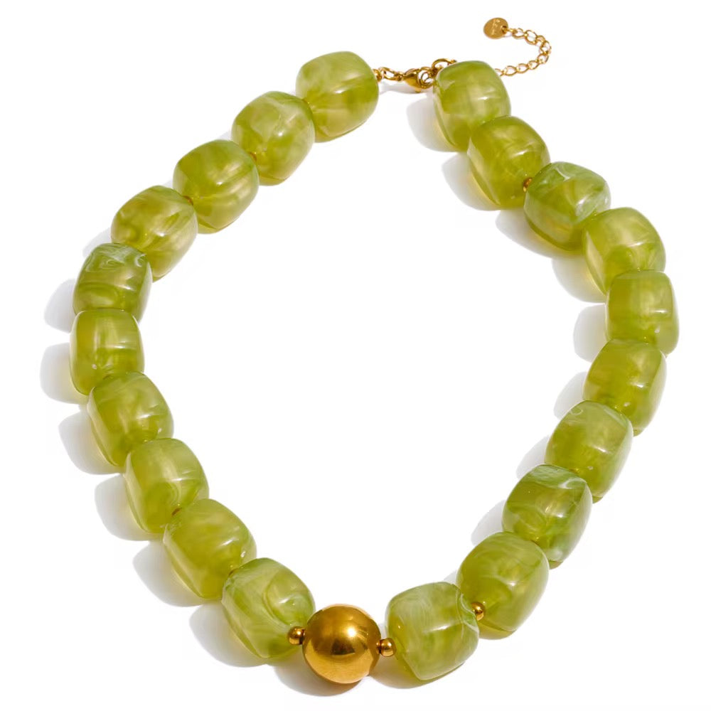 Acrylic Bead Necklace